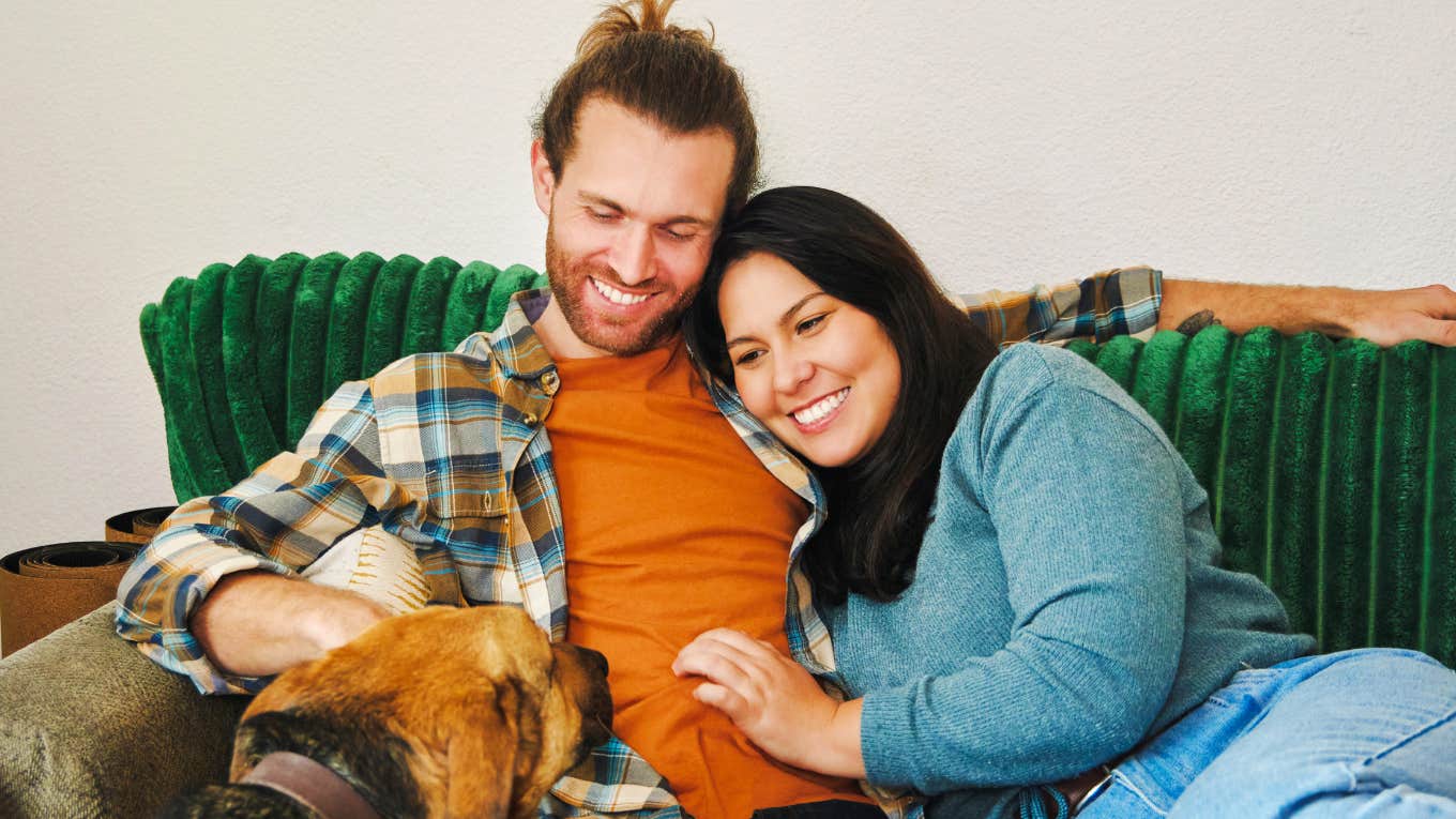 Couple in love that has a soulmate bond. 