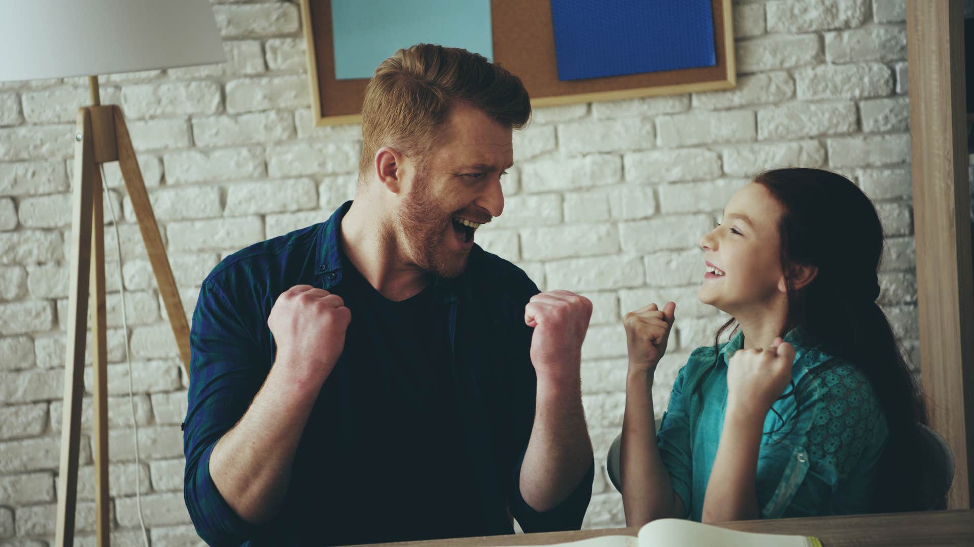 Loving parent helps child grow and change