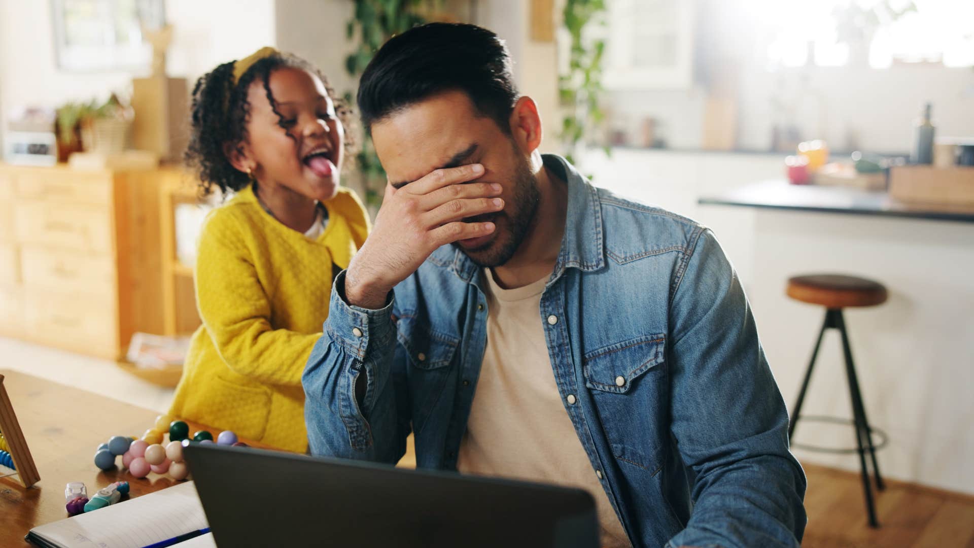 Loving parent honors child's uniqueness