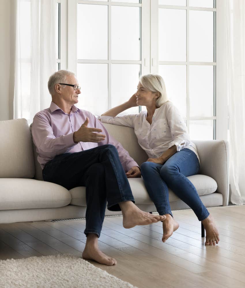 Parents agreeing to address their concerns about a prenup with their son