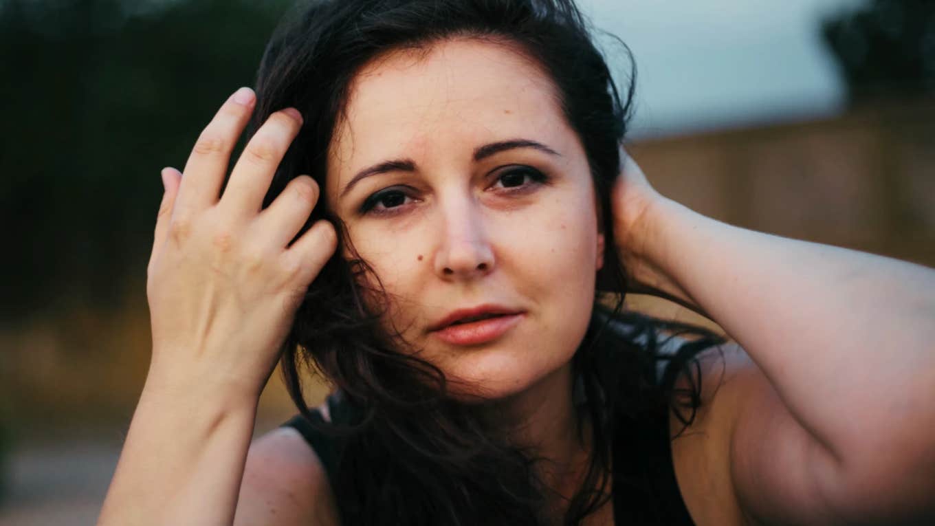 Woman learning from people who accept themselves and their habits 