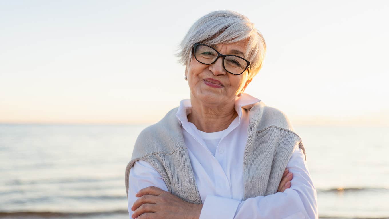 confident older woman