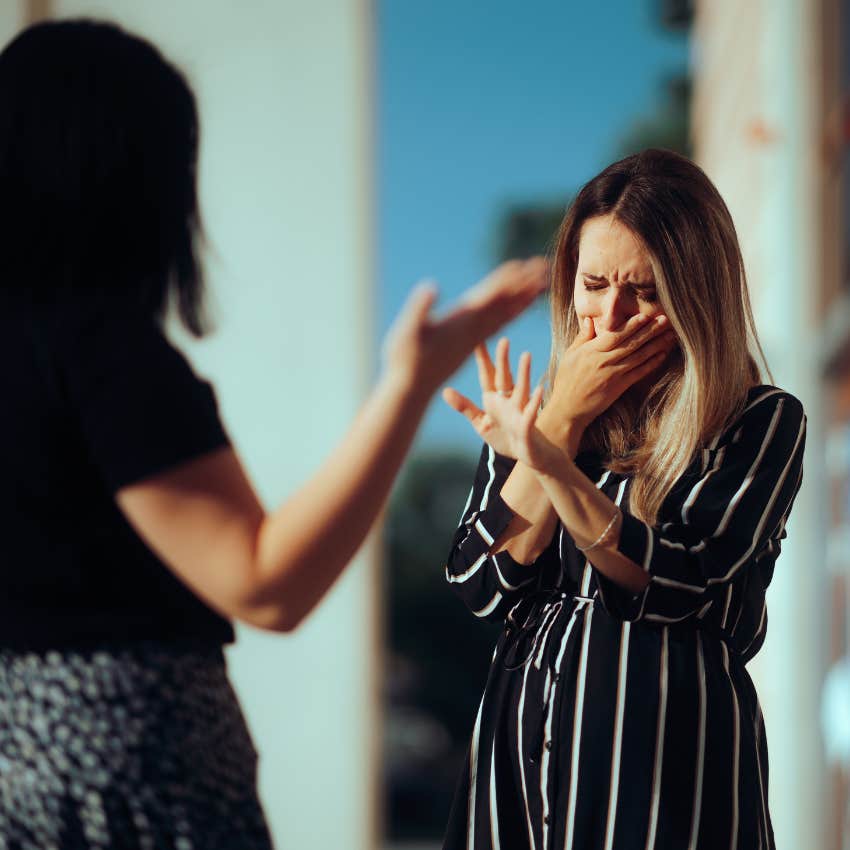 woman who feels inferior as she is super judgmental