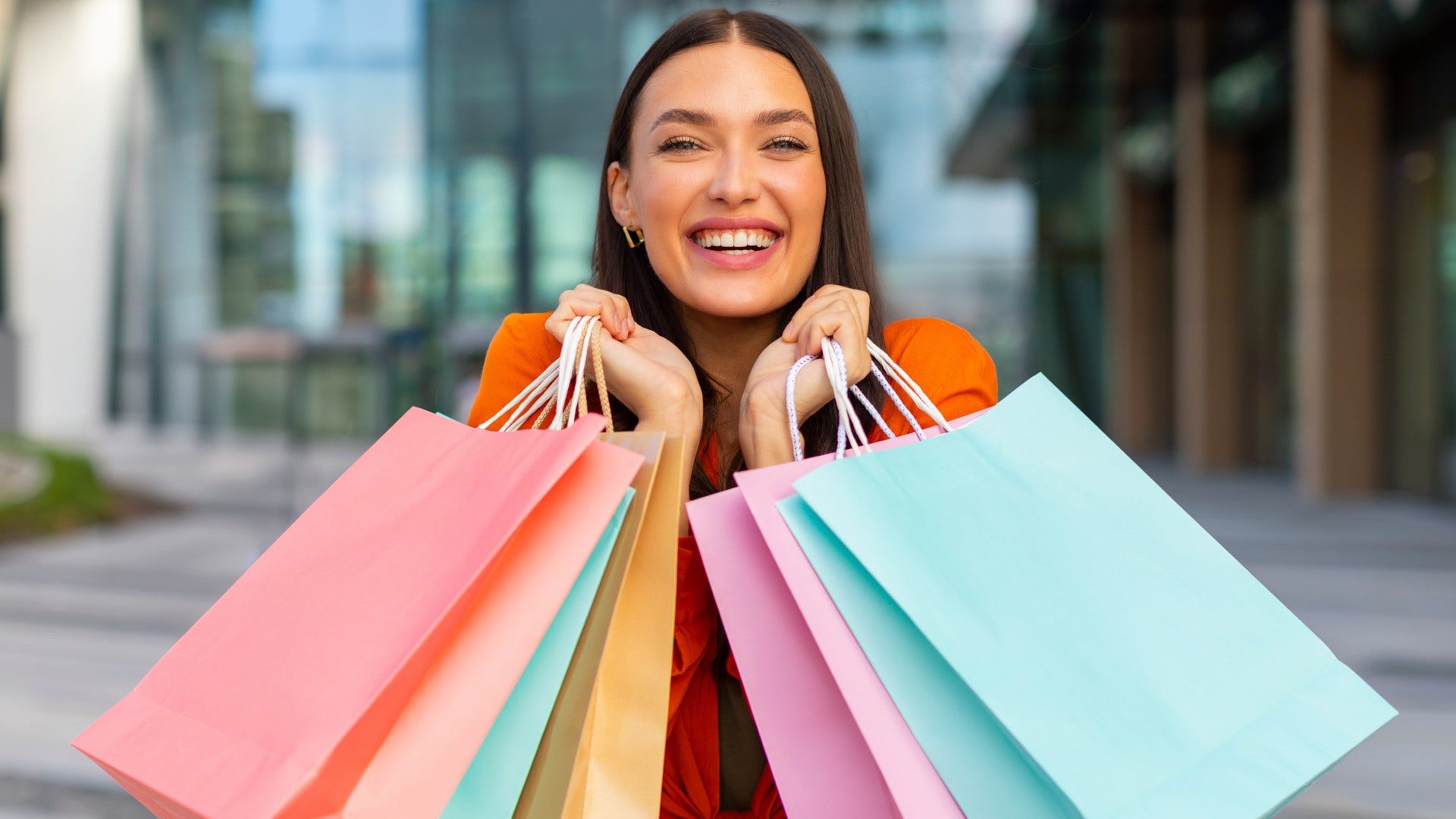 woman who grew up severely neglected as she has a shopping addiction