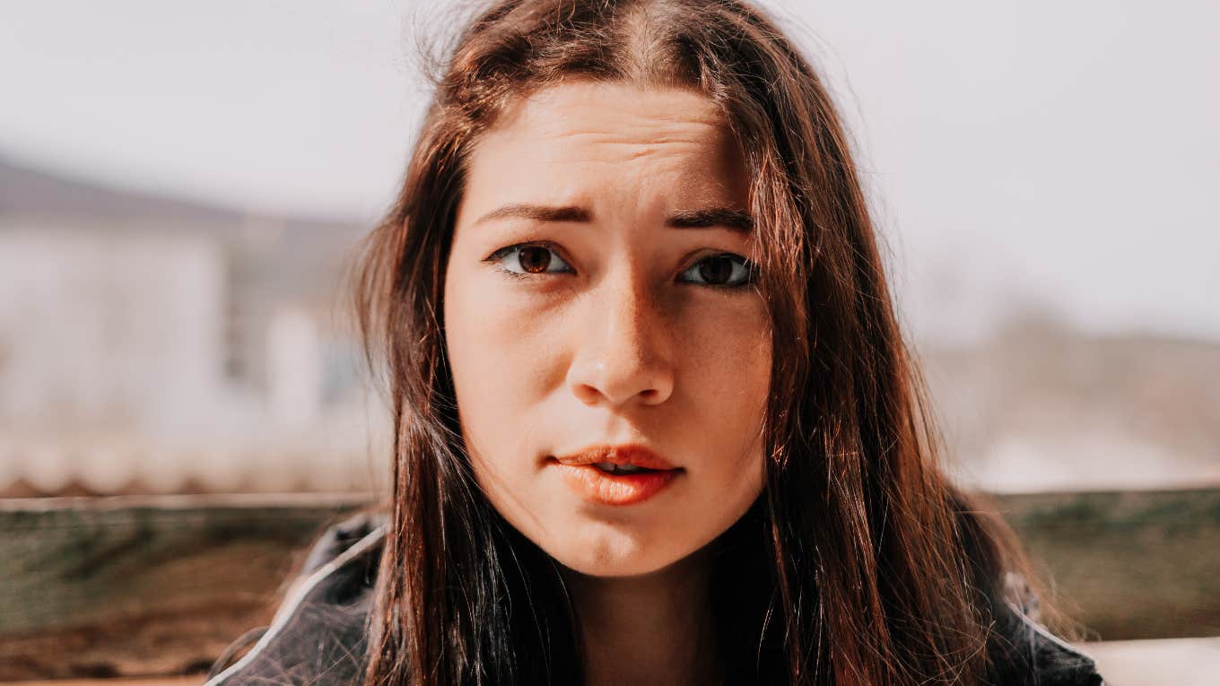 People Who Secretly Feel Insecure About Their Intelligence Usually Do These 11 Things Conversations smart young woman feeling insecure about her intelligence
