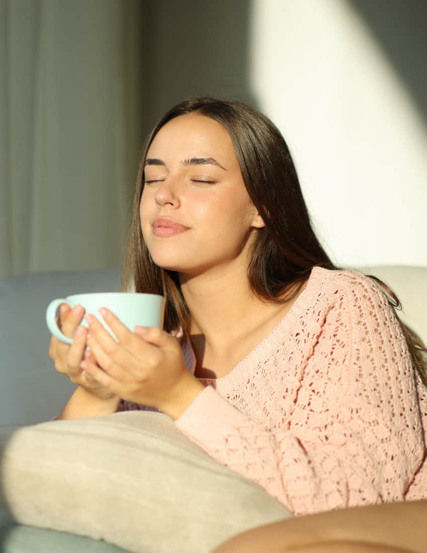 Person comfortable with the feminine feels all