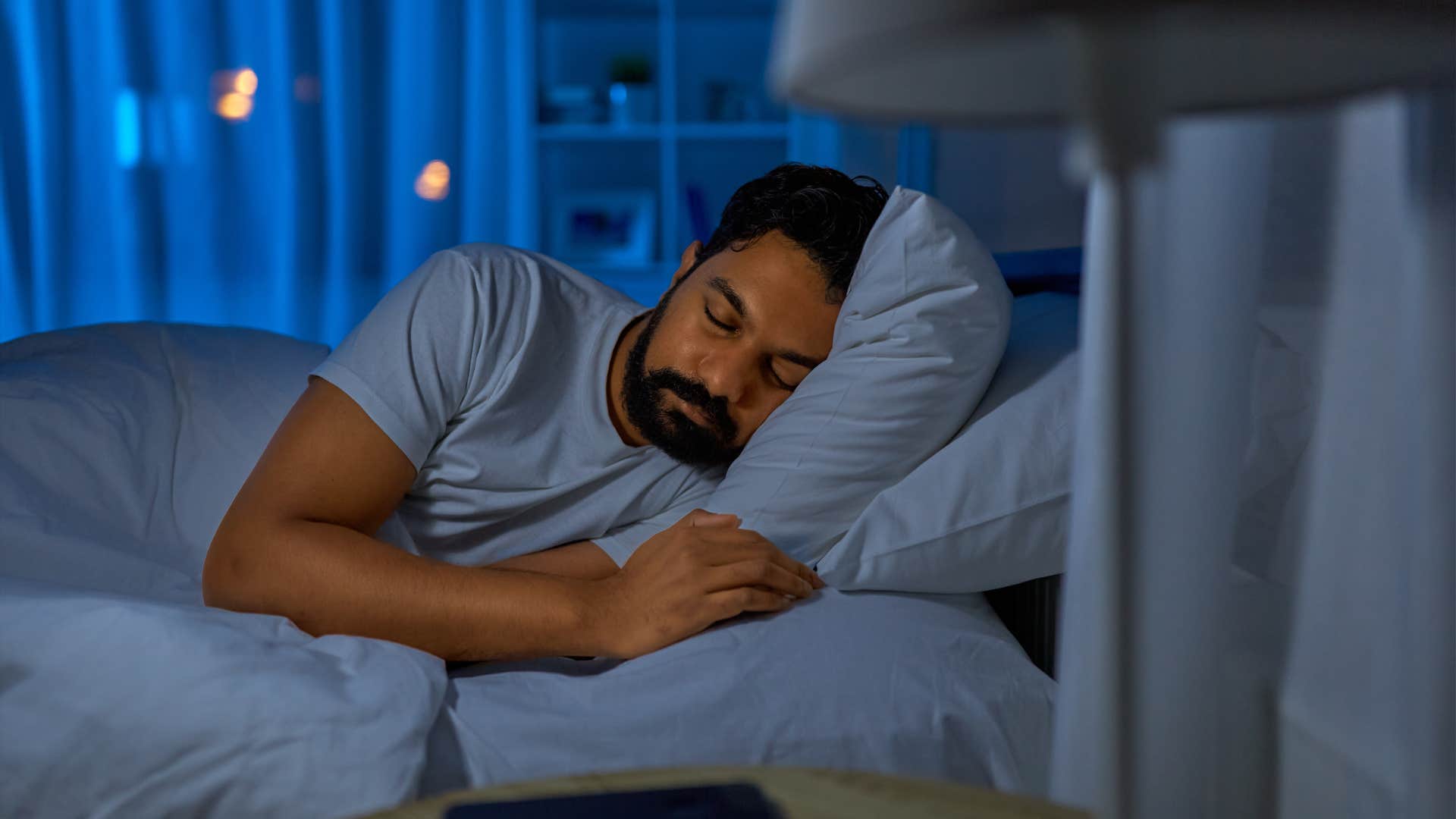 man who can fall asleep anywhere as he clears his mind and his body follows