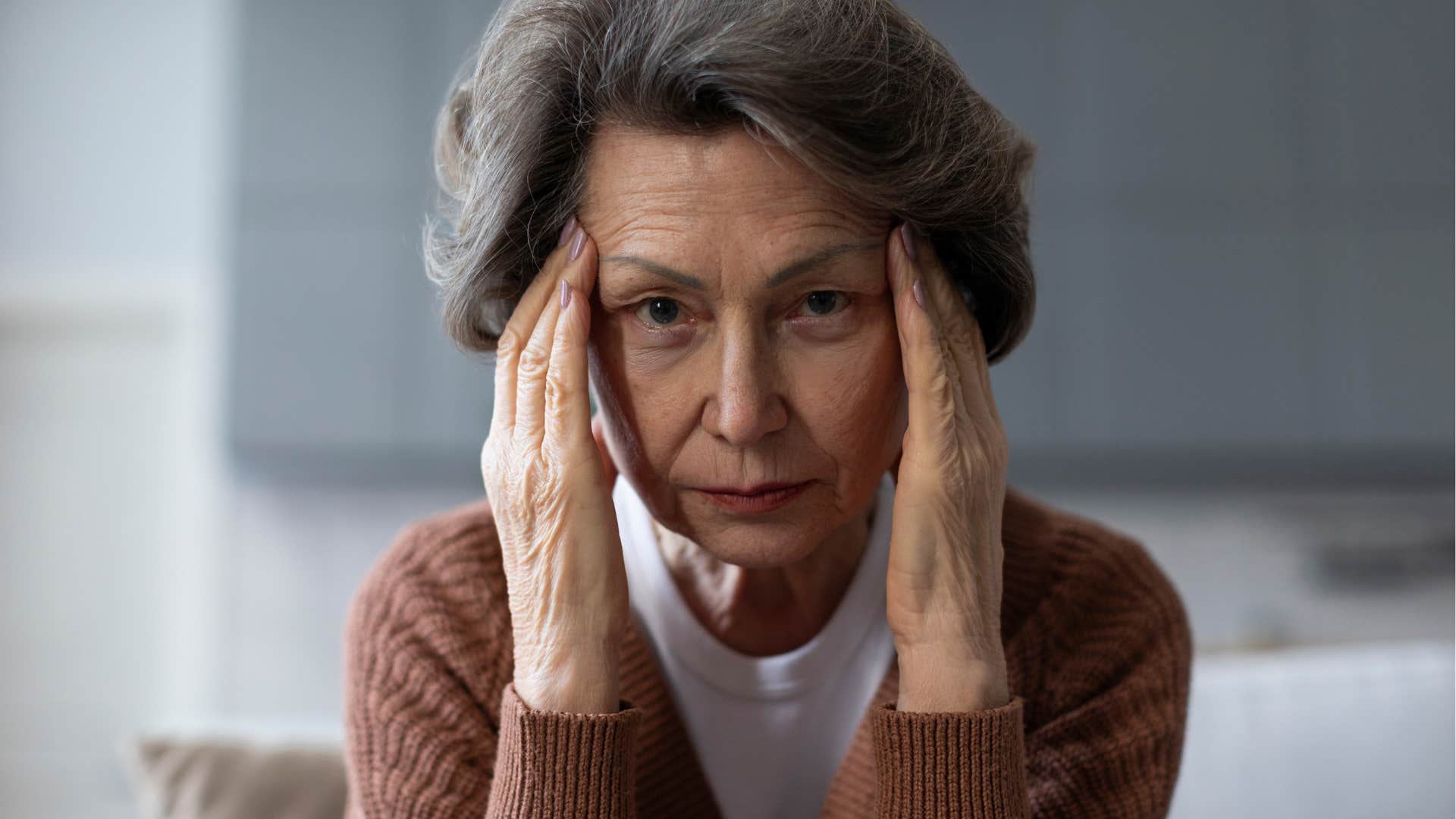 Upset woman who doesn't have a solid foundation of coping skills.