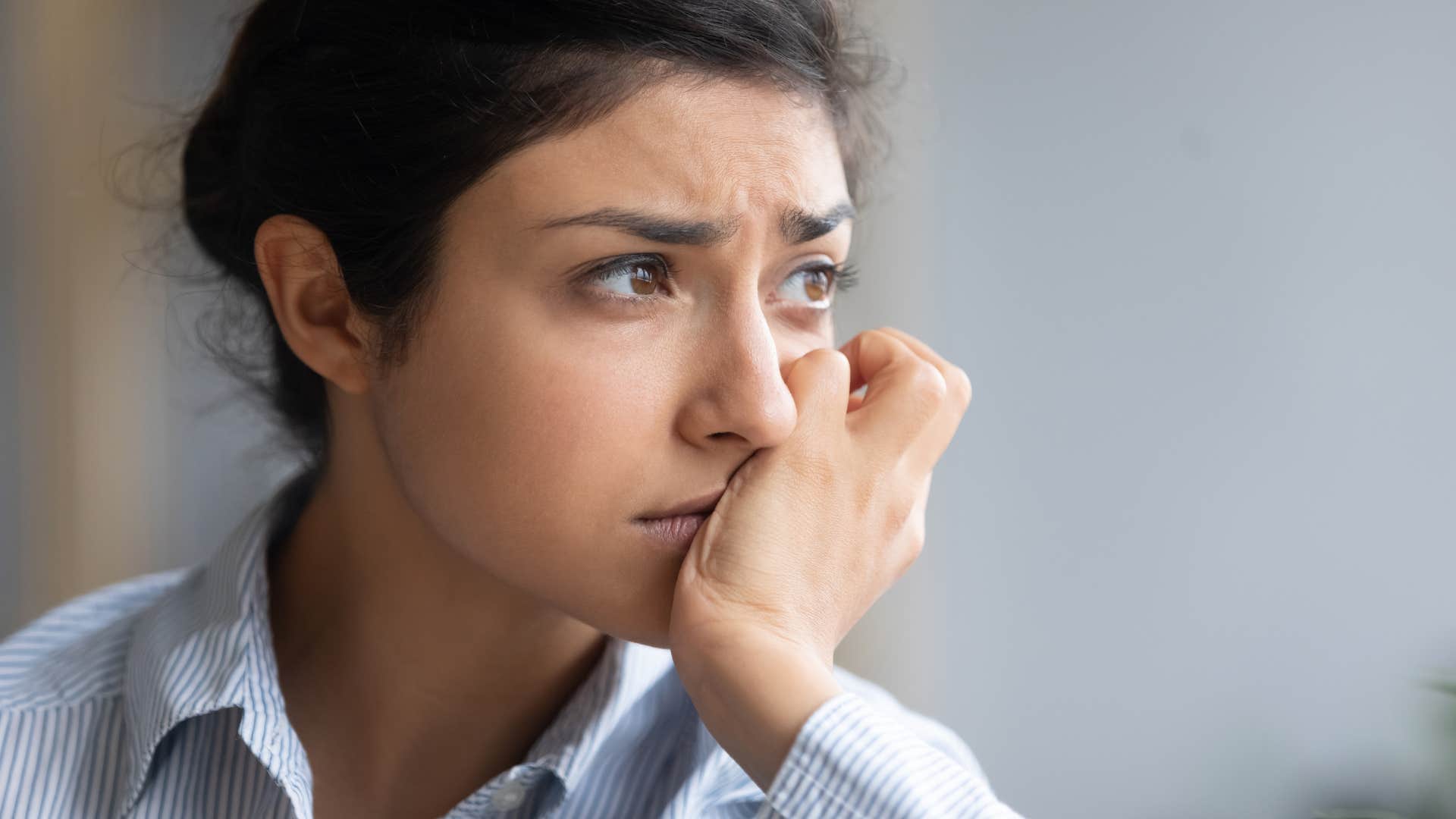 woman who feels guilty