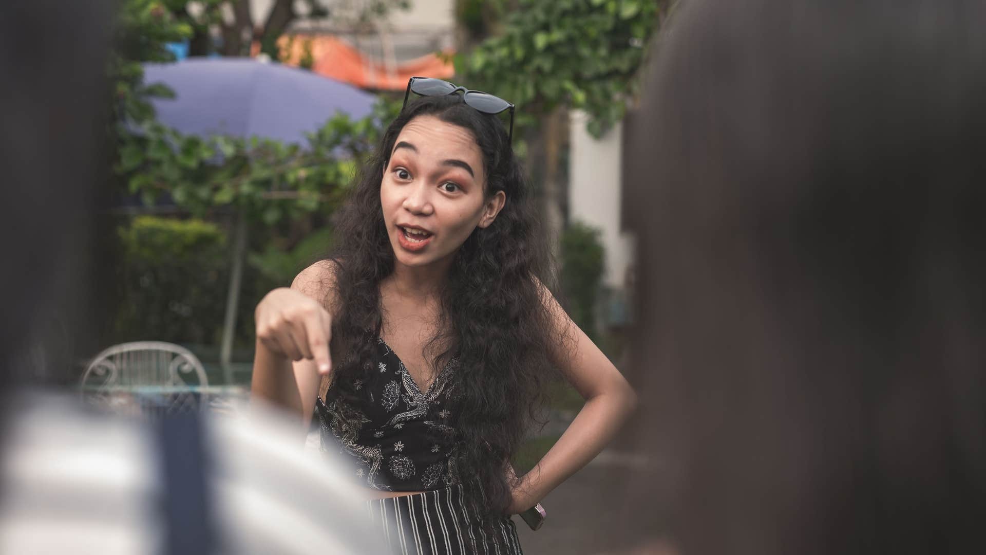 woman who lacks class thinking the rules dont apply to her