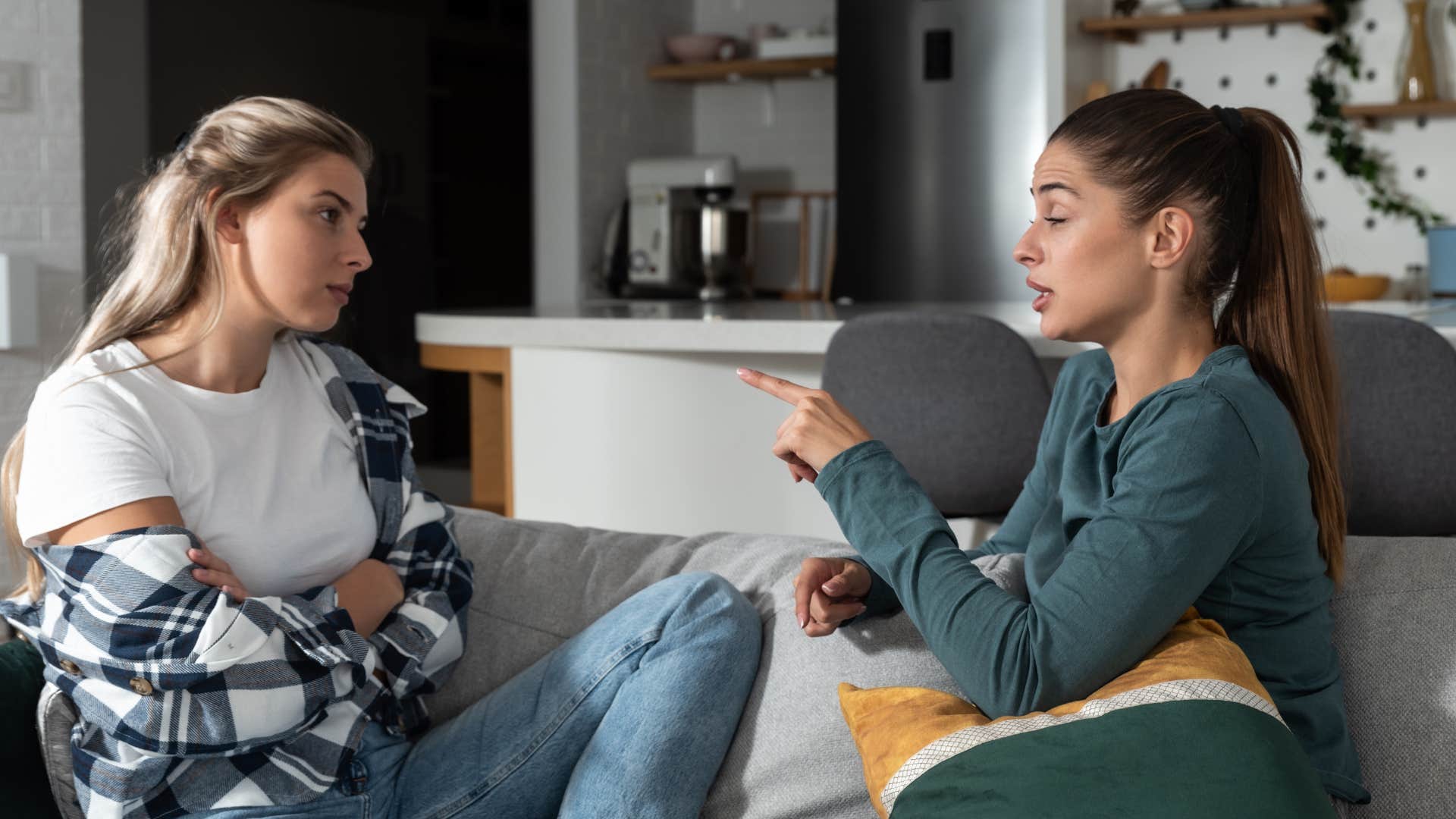 woman who leads with logic but is being judgmental to her friend