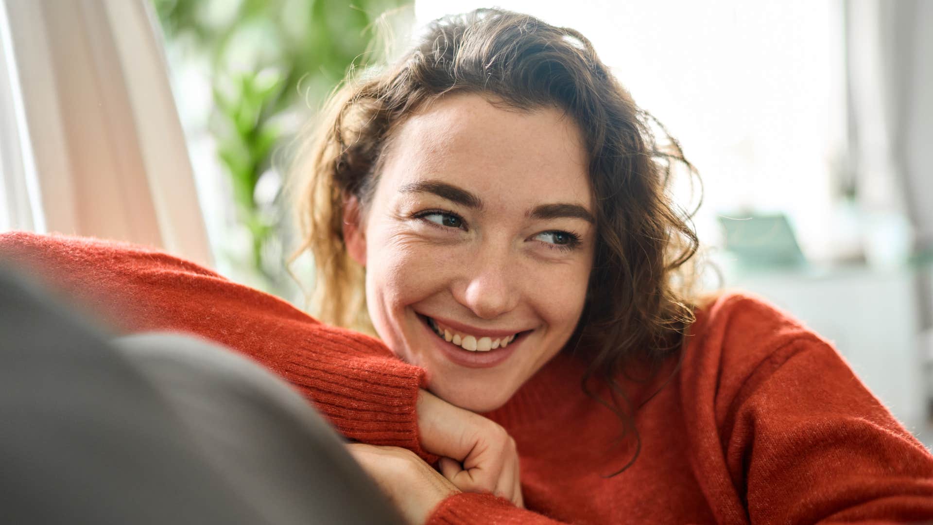 woman practicing being present who needs silence at the end of the workday