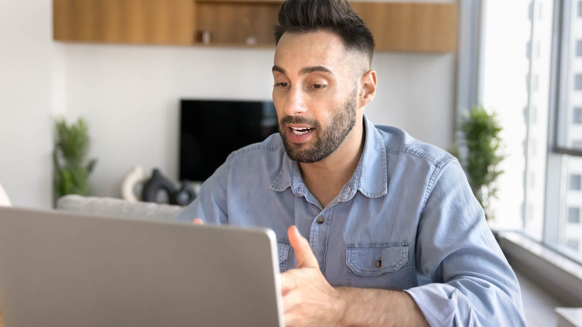 probably sound dumb right now people who need constant validation always say these attention-seeking phrases man who needs validation on a zoom call