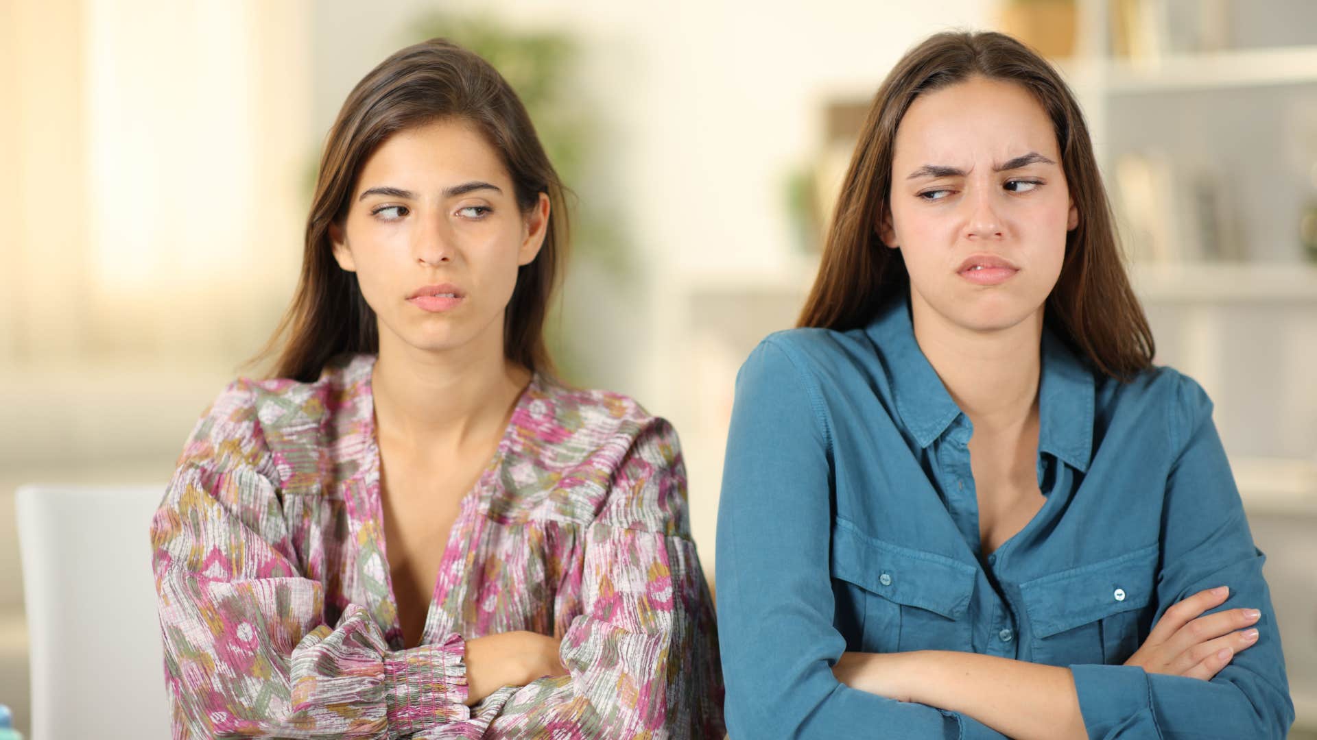 woman playing the victim in argument 