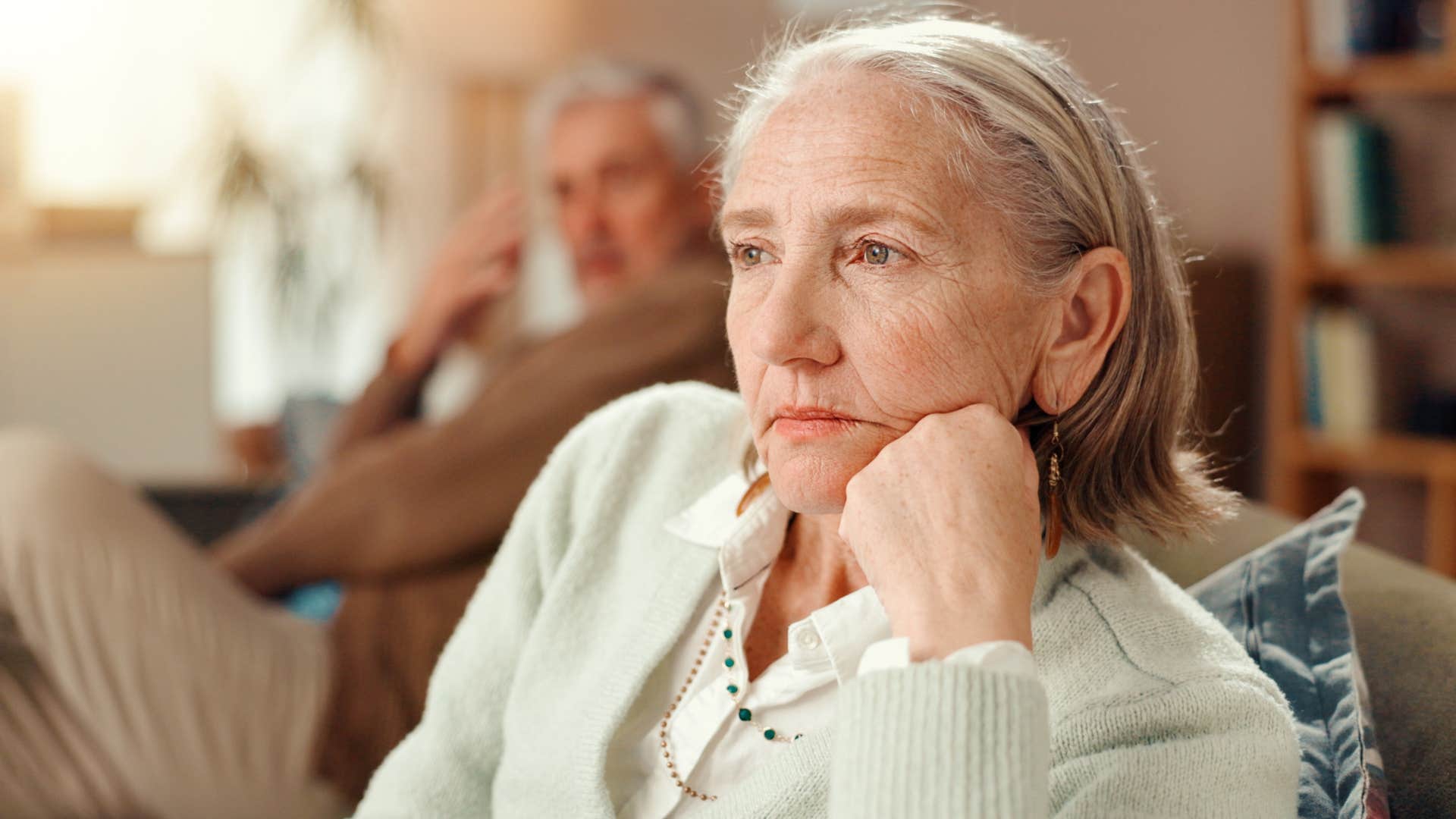 Man saying his wife has "changed" at home.