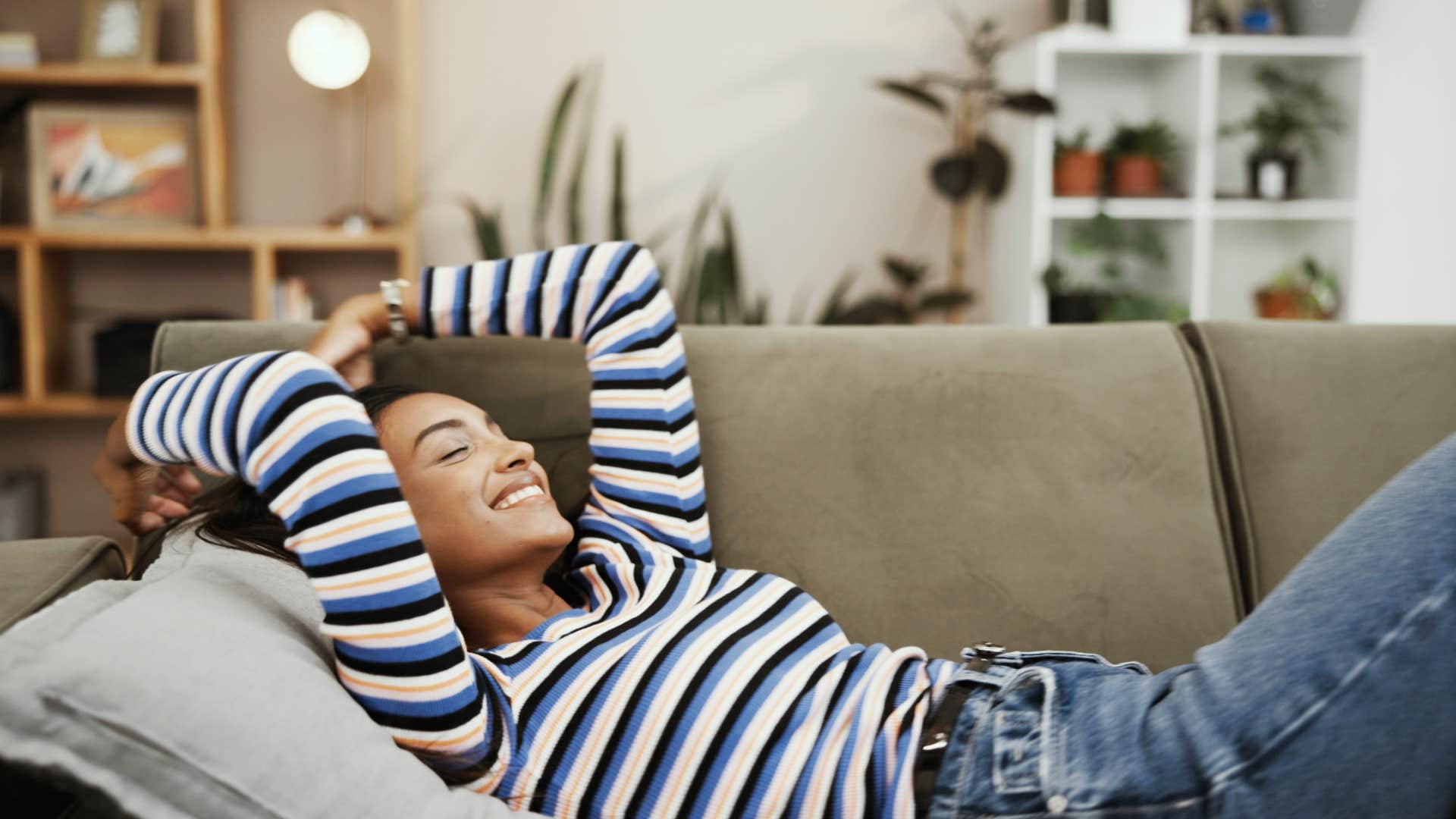 woman who is finding joy in relaxation