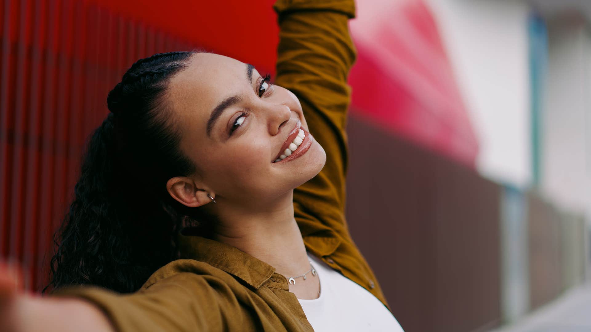 woman with a softness that makes people feel safe