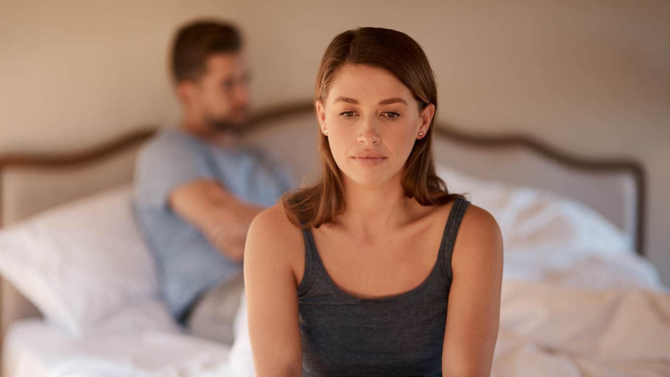 Science Says This Might Be Why Your Partner Seems Extra Ungrateful Lately woman feeling like her partner is ungrateful