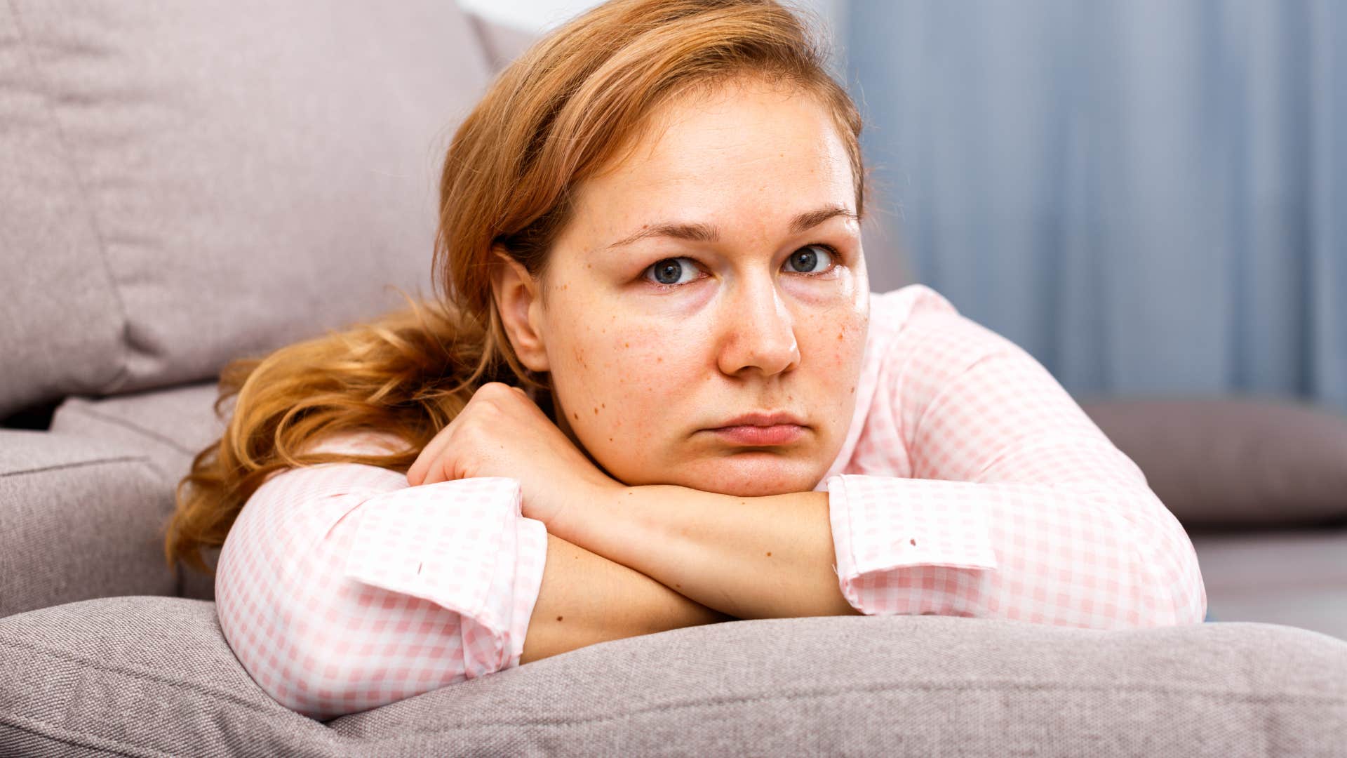 lonely woman who doesn't have a lot of friends