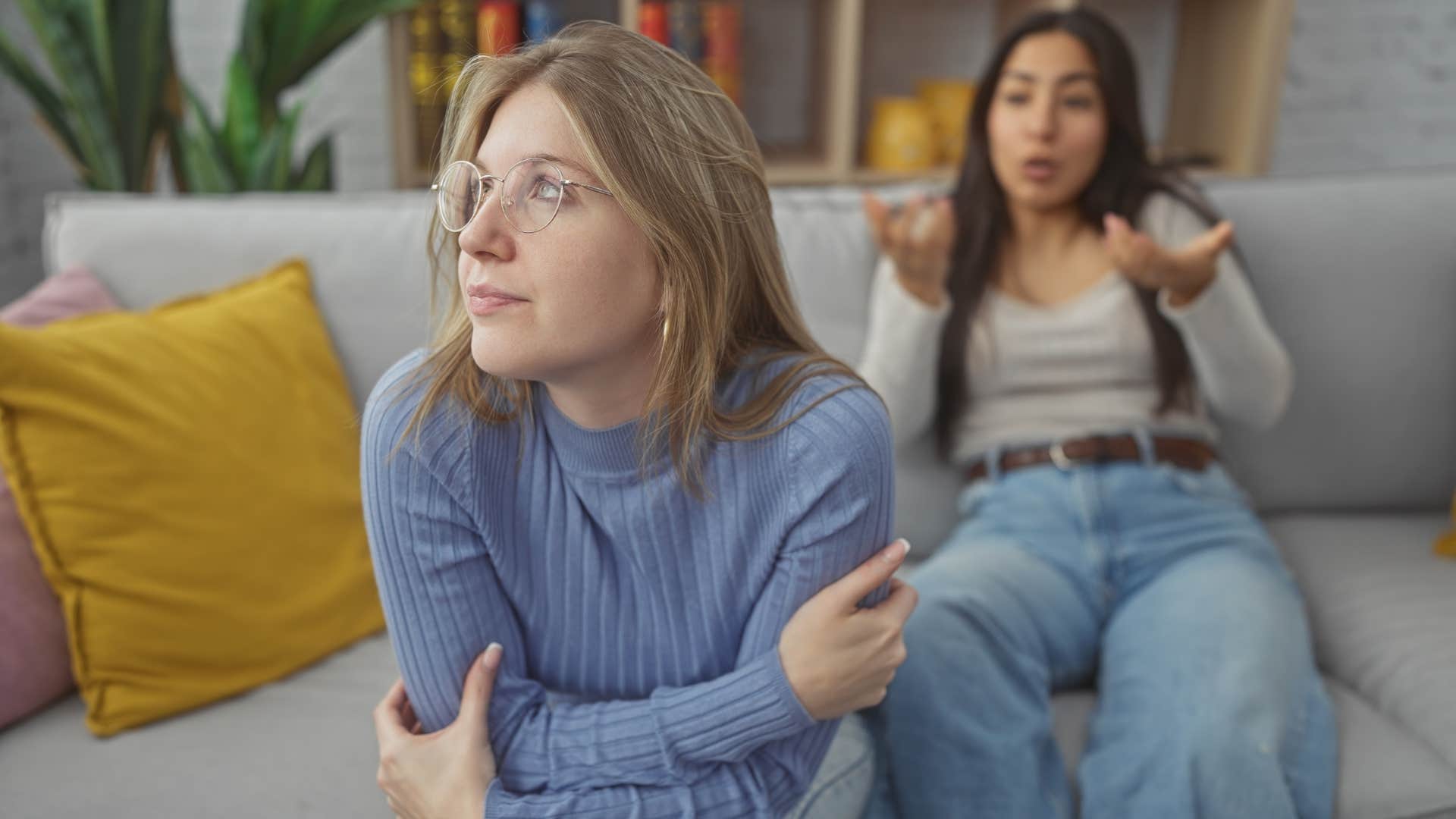 private woman who never shares about her life with friend