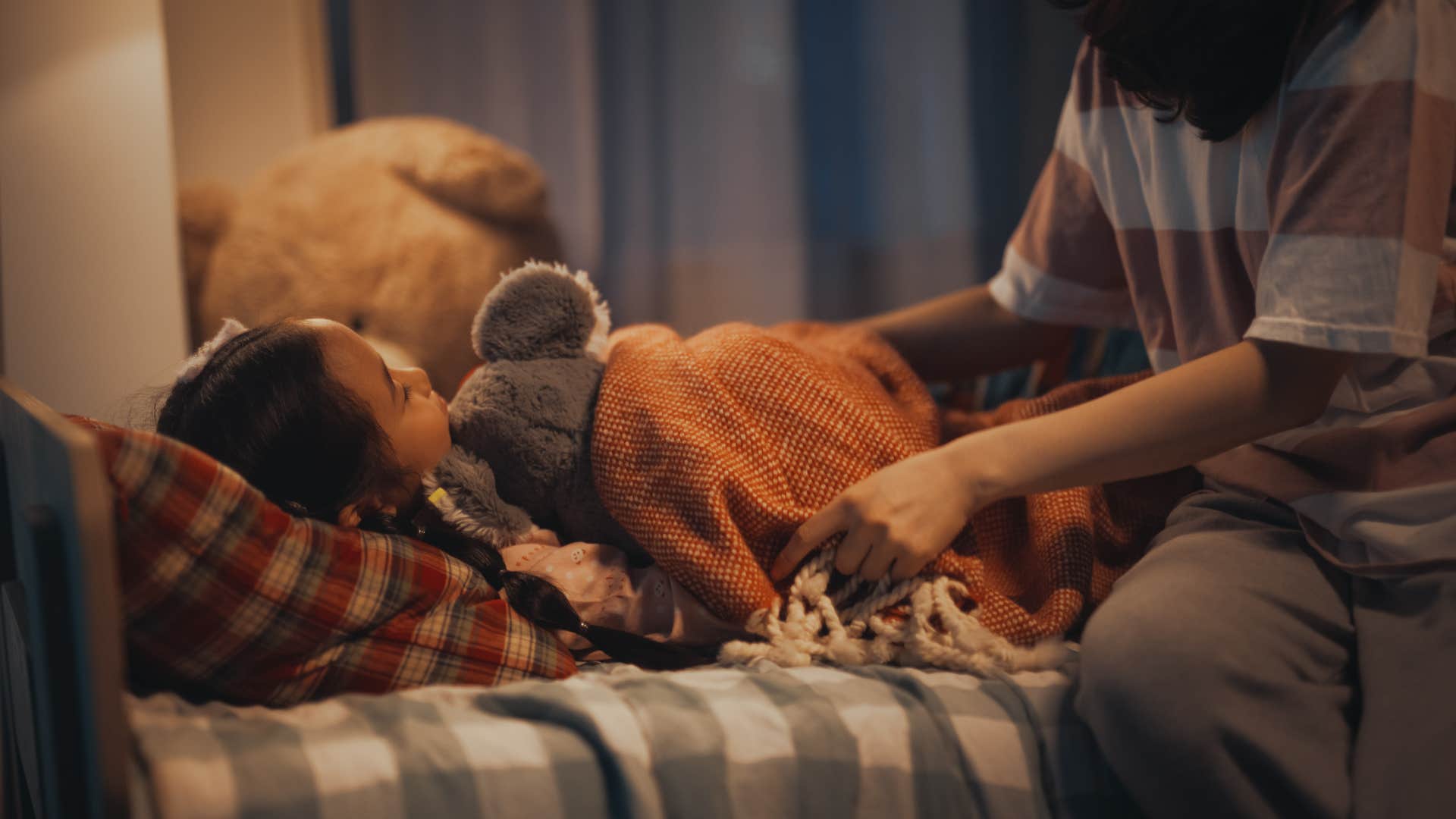 woman with an elaborate bedtime routine that doesn't make her a good mom