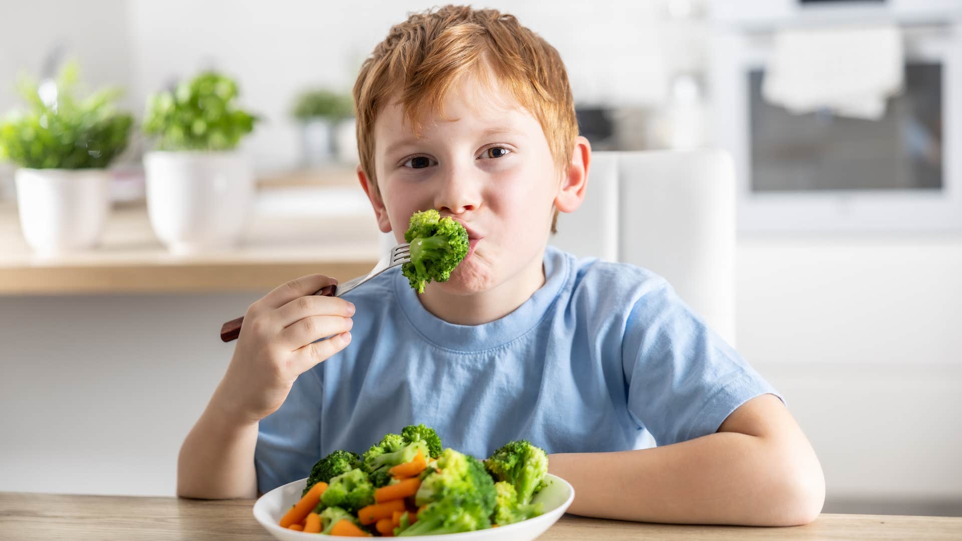 mother who forces her kids to eat vegetables that doesn't make her a good mom