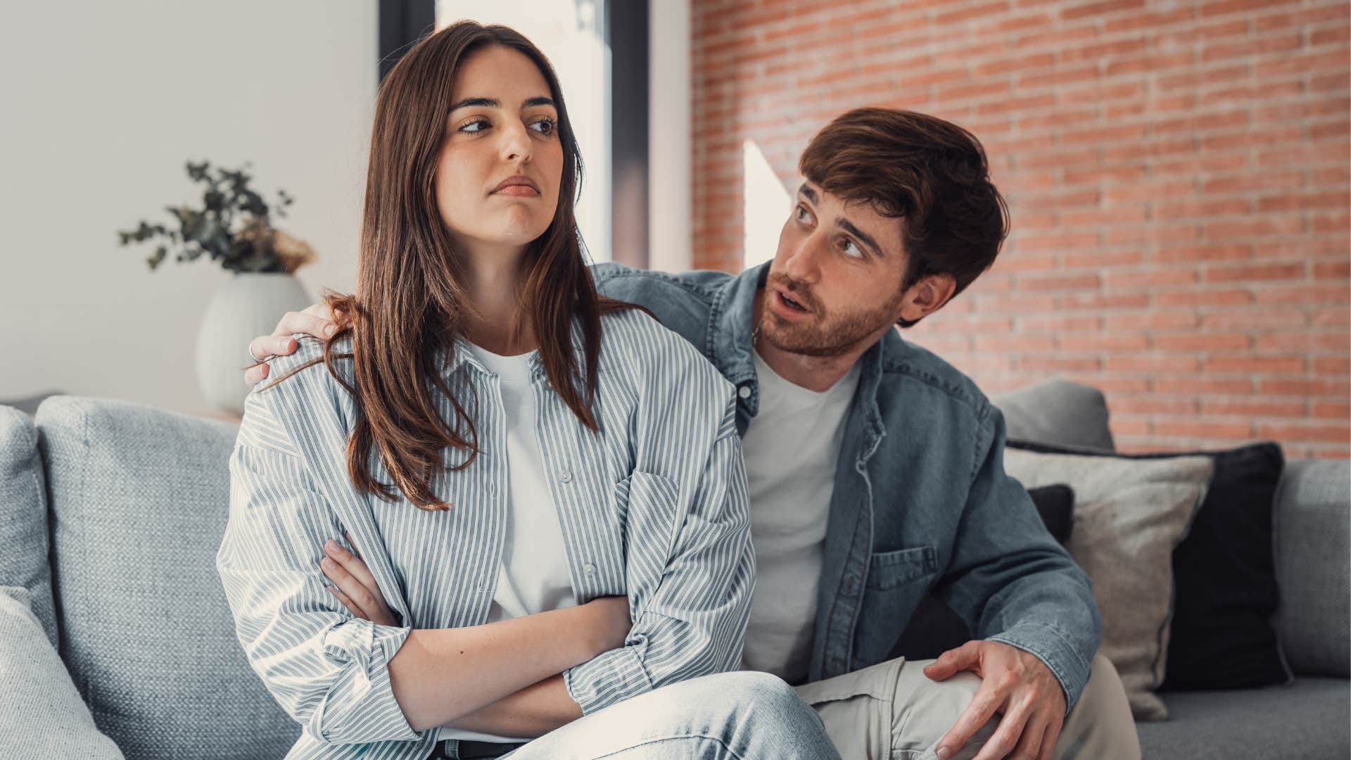couple who fights fair as woman avoids being overly dramatic