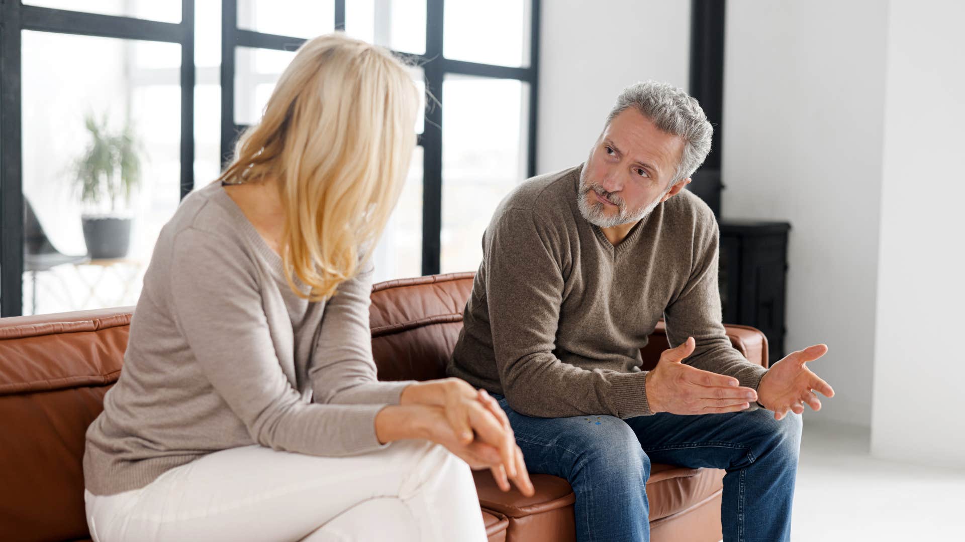 couple who fight fair as they don't fight in public