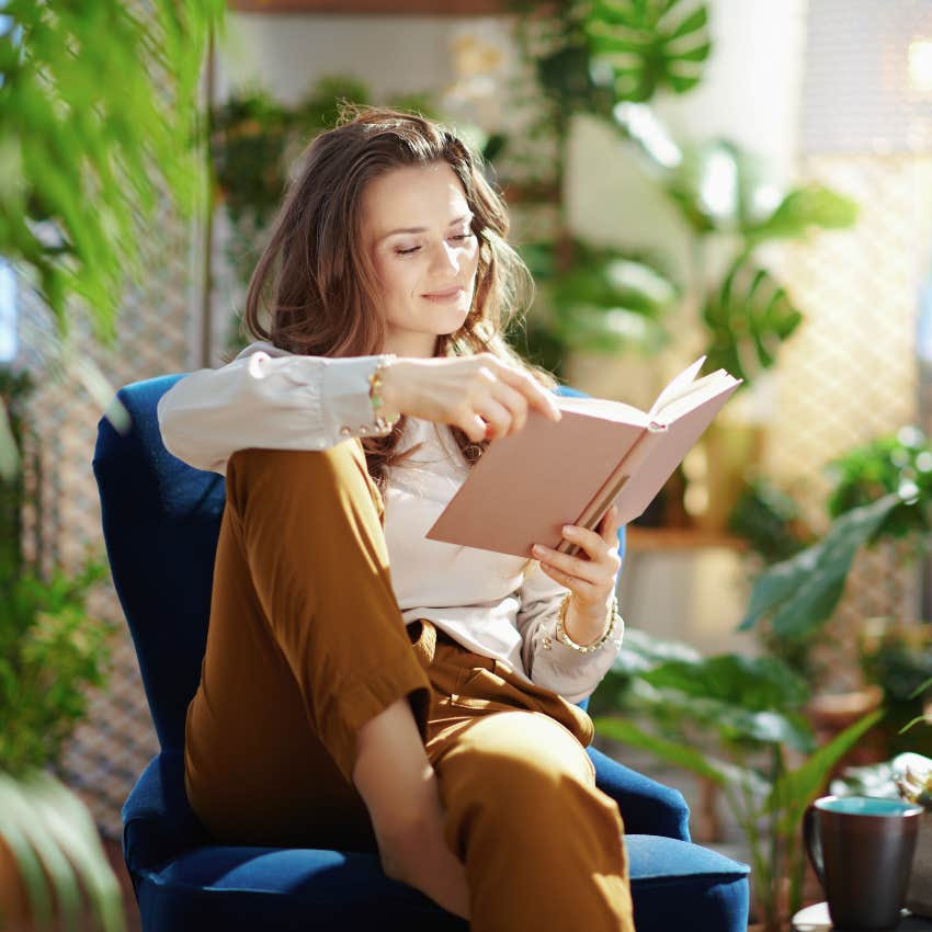 woman who is an old soul as she loves learning