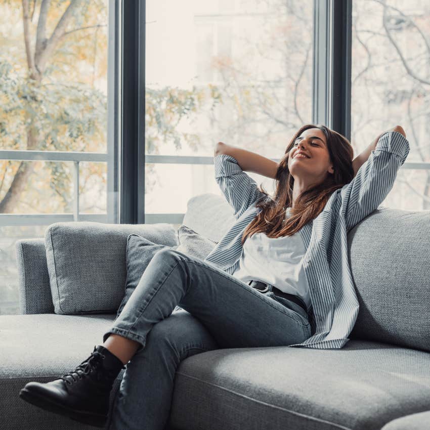 woman who is naturally an old soul as she needs downtime