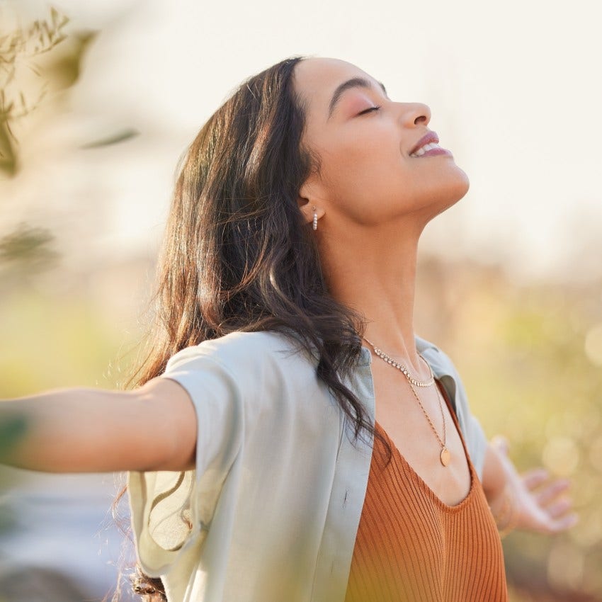woman who is naturally gentle as she dreams big
