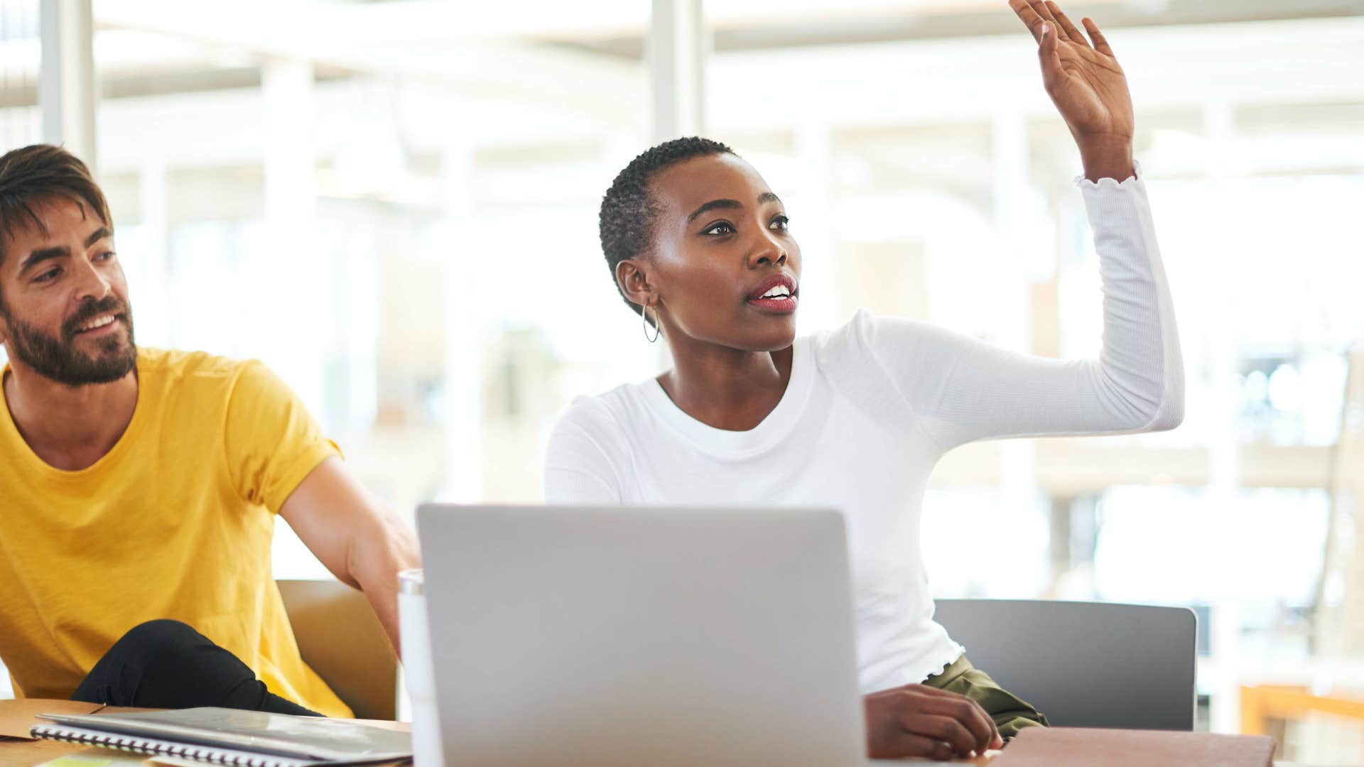 woman who is naturally interesting as she asks questions