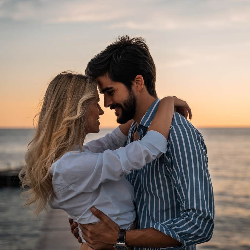 woman who is naturally optimistic as she expects romance