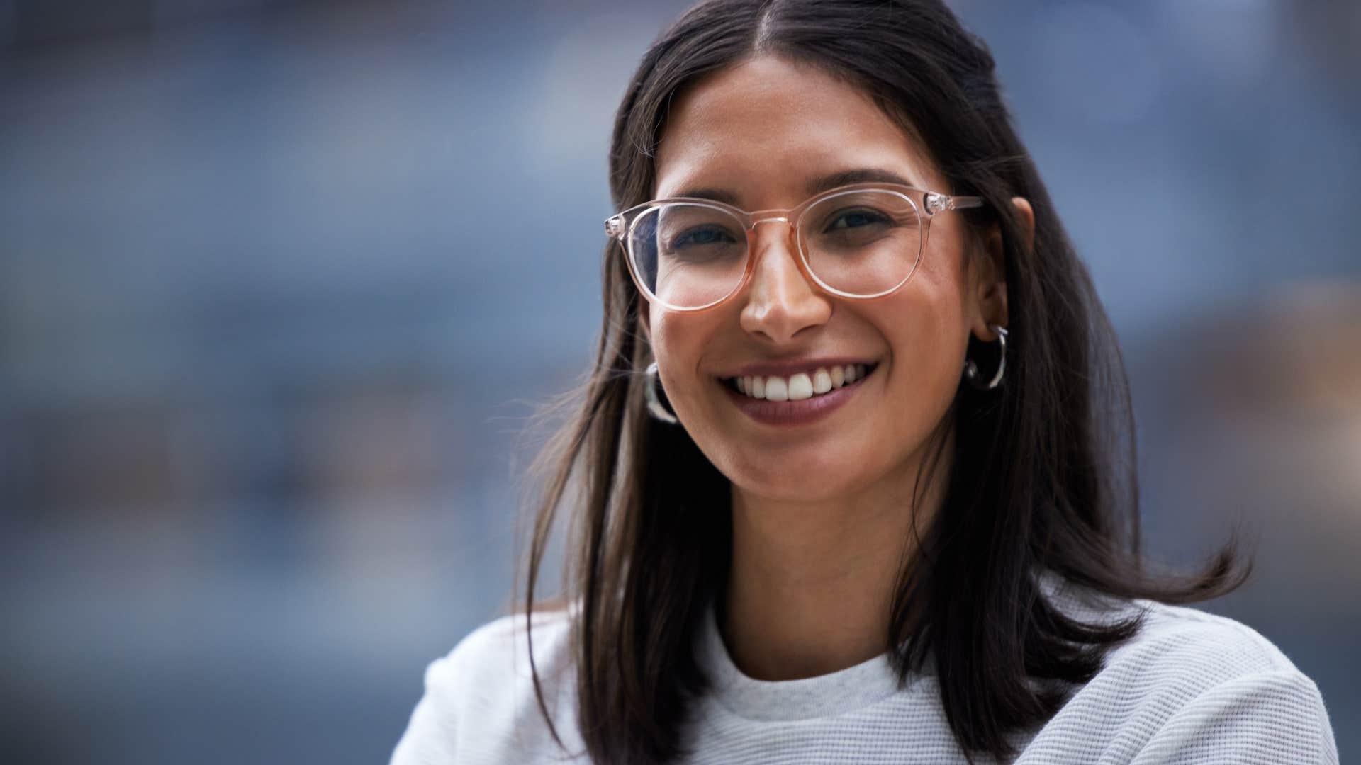 woman who is naturally resilient as she savors the moment