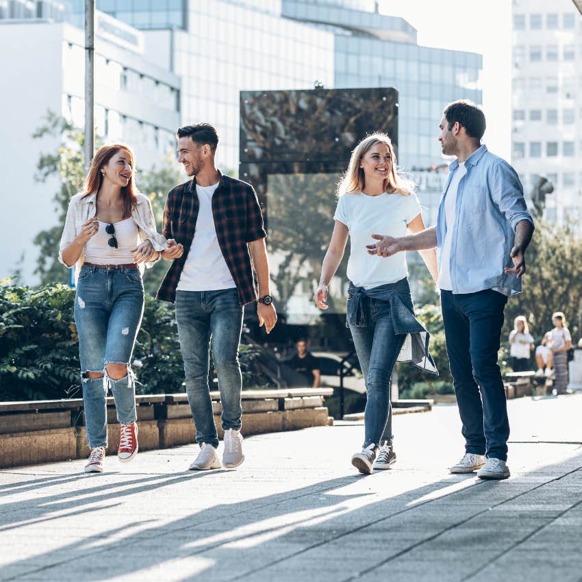 woman who is naturally a young soul as she lives in the city