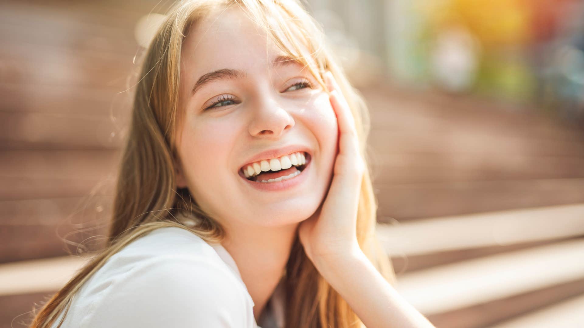 woman who refuses to live in the past as she doesn't stay stuck ruminating