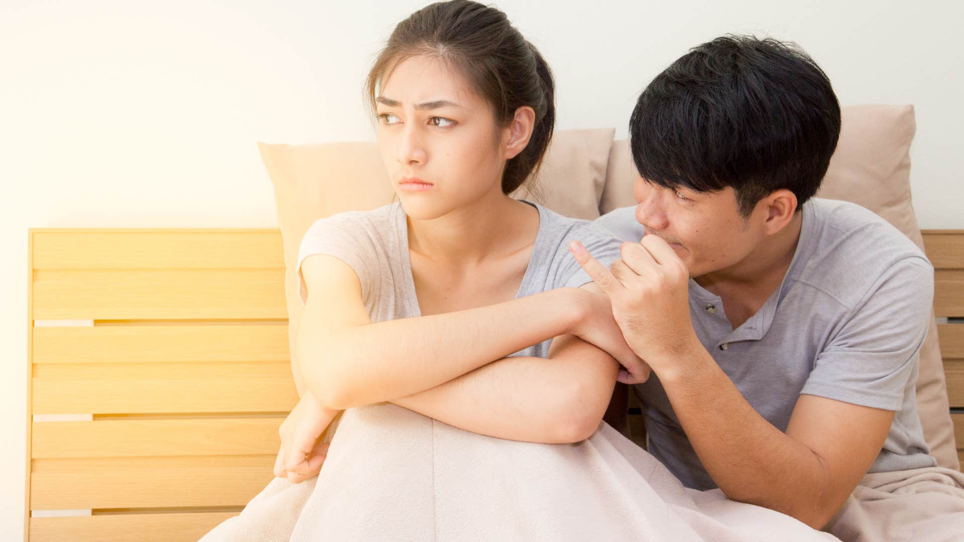 woman upset after making compromises too much in her marriage