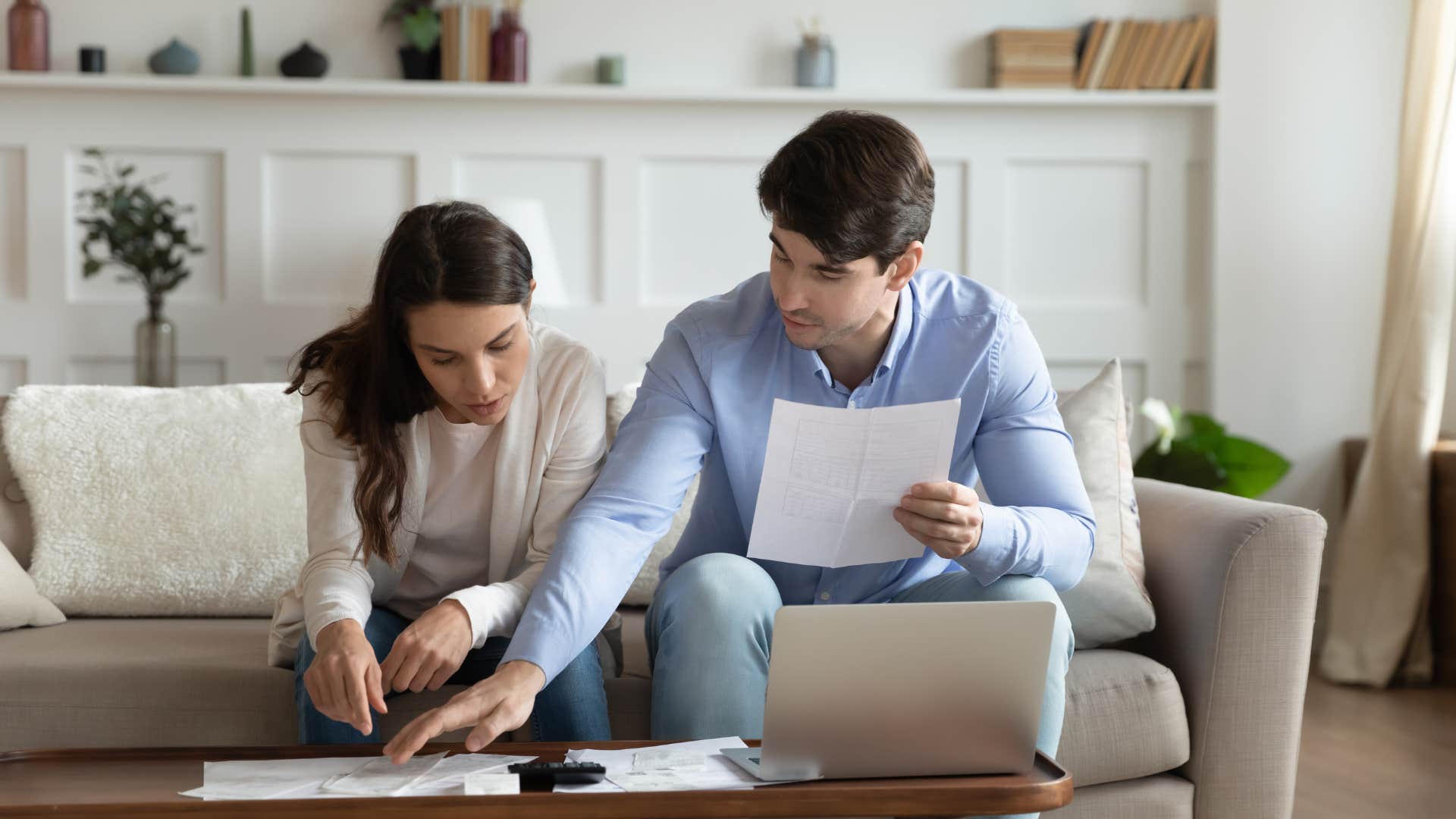 woman being financially dependent on her partner