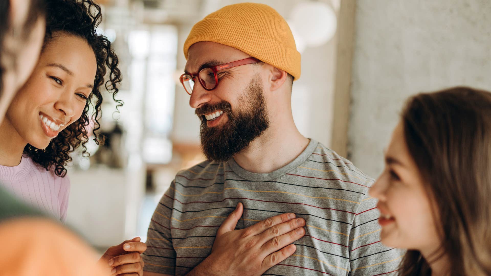 man manifesting partner he's always dreamed about expressing gratitude