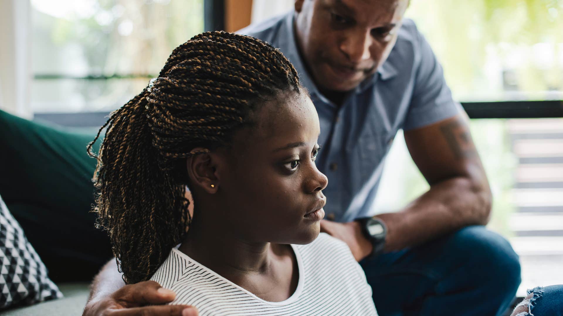 exhausted woman running on autopilot