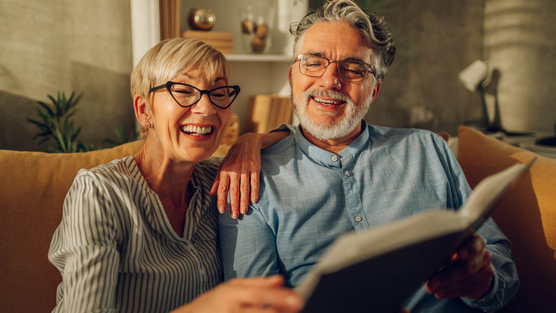 man who actively listens without judgment sitting with his wife