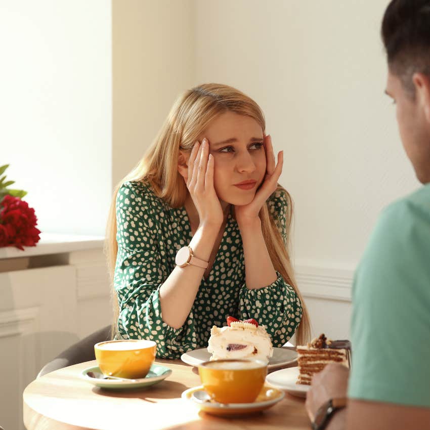 woman who should have listened to boomer mom who said you might like wine you won't date it
