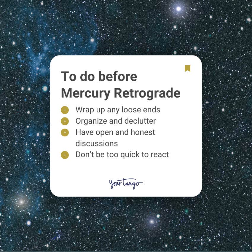 things do before mercury retrograde november 9 2025