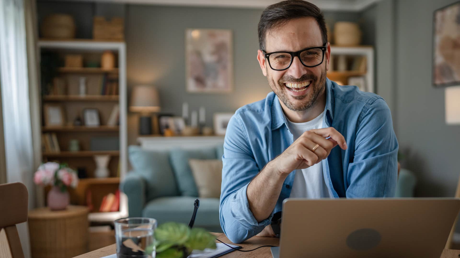 millennial man setting boundaries with hustle culture