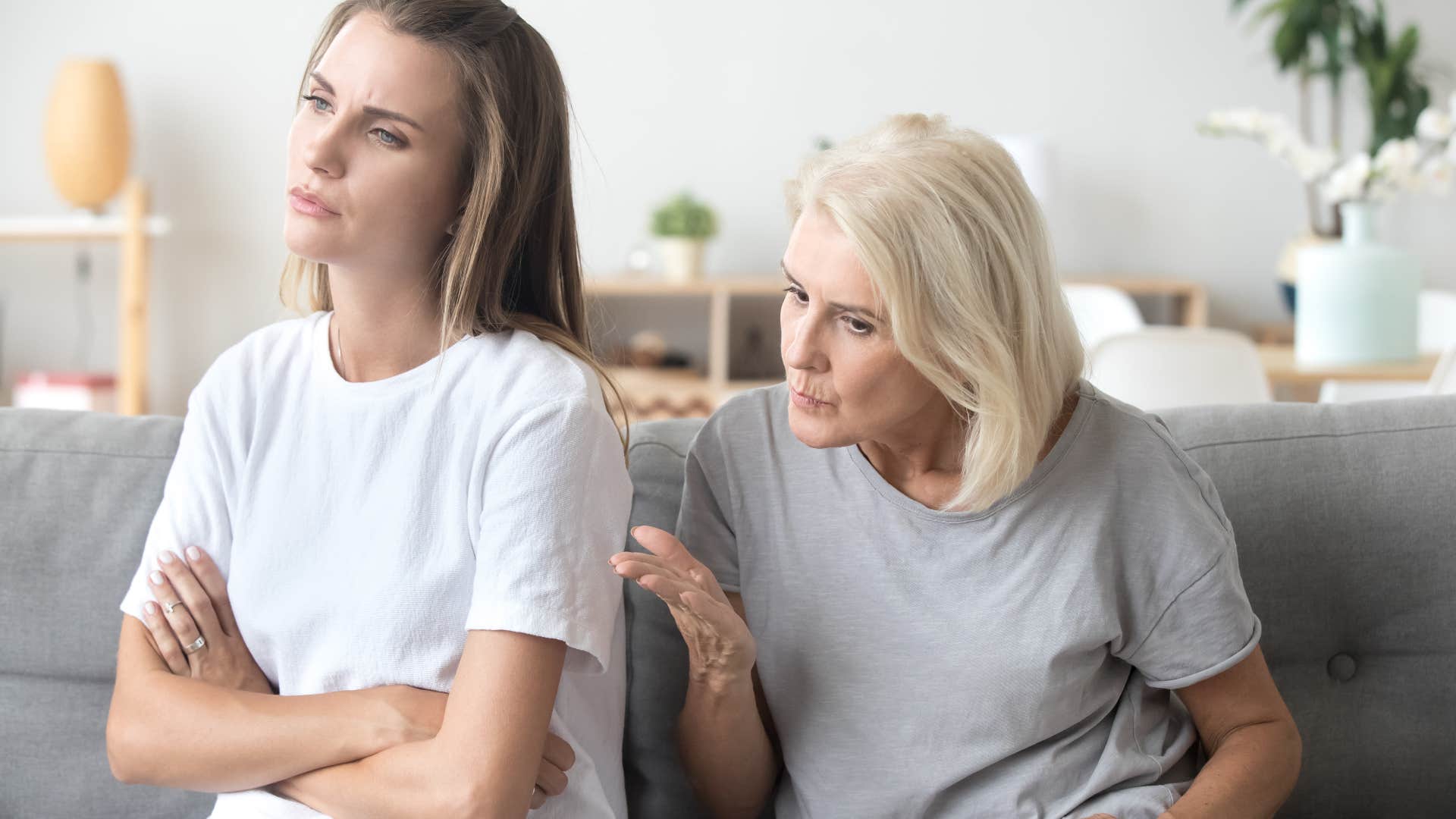 things that were once considered polite but now young generations think are rude telling someone how to live boomer mom trying to tell daughter how to live her life