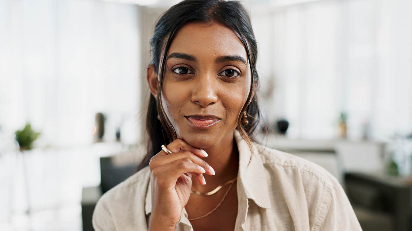 Things People With Restless Genius Energy Always Do Without Even Realizing intelligent woman with genius energy thinking deeply at work