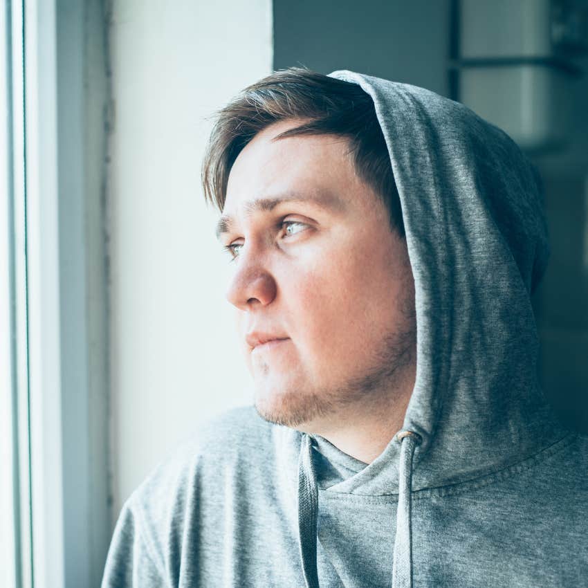 man with quiet borderline personality disorder as he self-sabotages