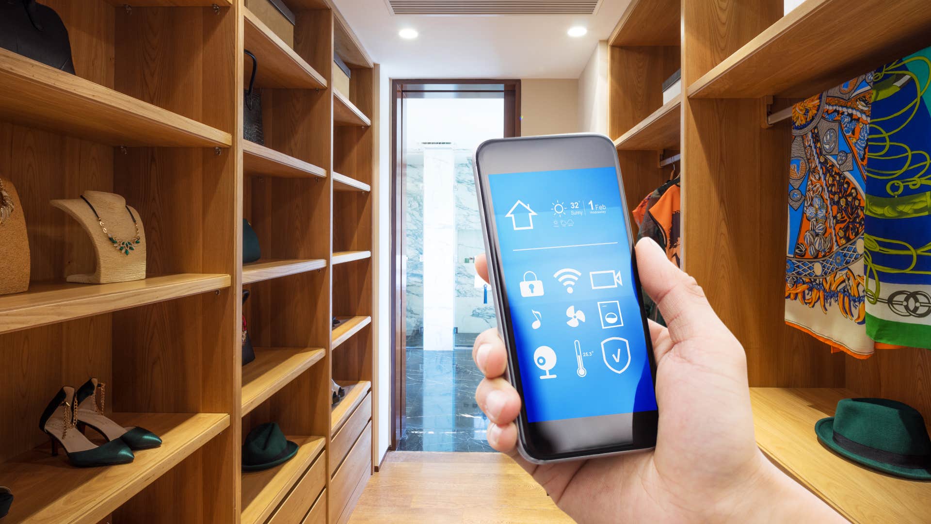rich people use temperature-controlled closets at home that the rest of us have no idea about