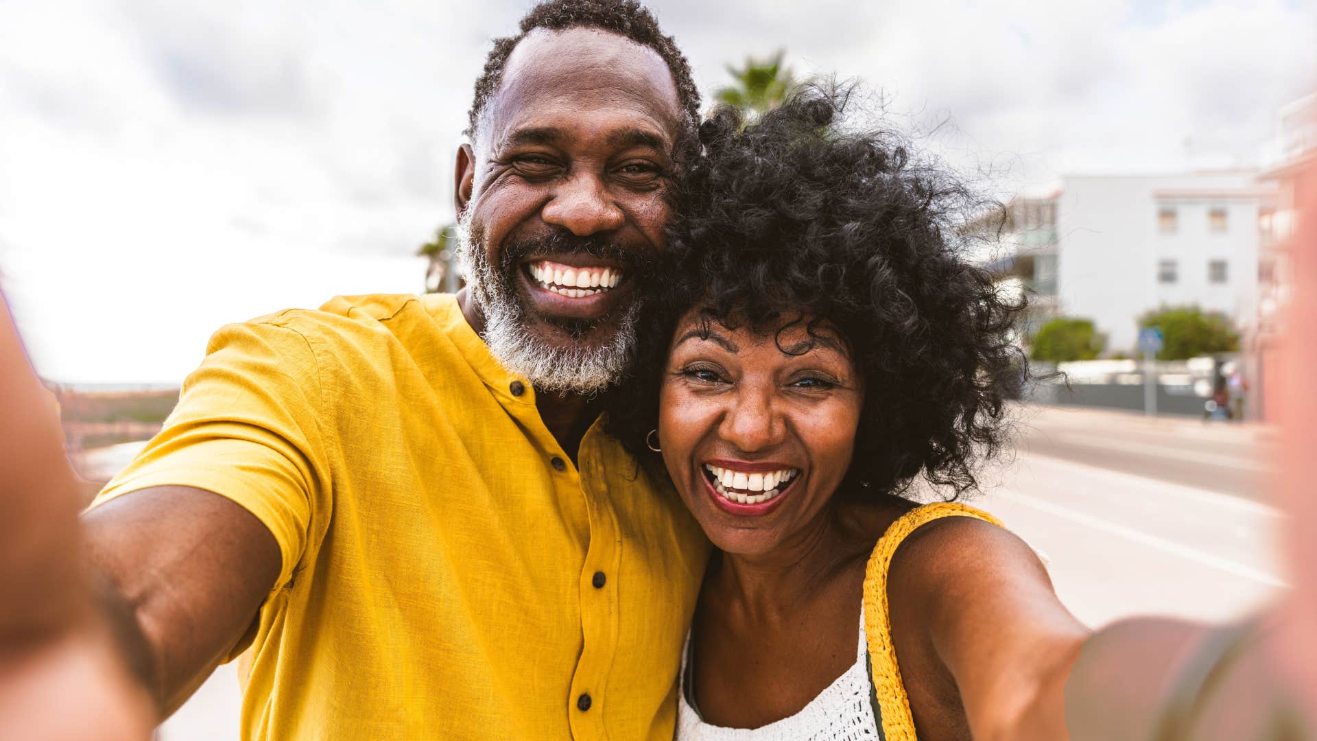emotional security things wives should always expect from their husbands no matter what couple with emotional security smiling in a selfie