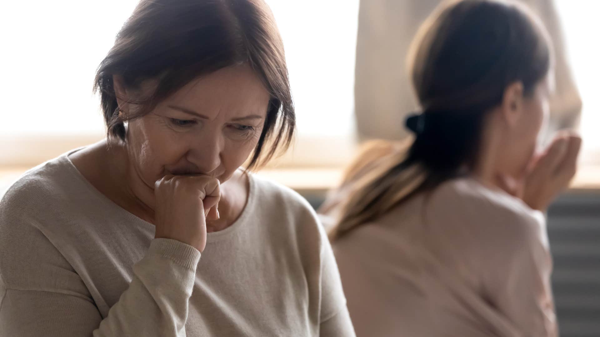 tired of repeating painful family patterns break them by doing the work woman who is tired of painful family patterns and decides to break them